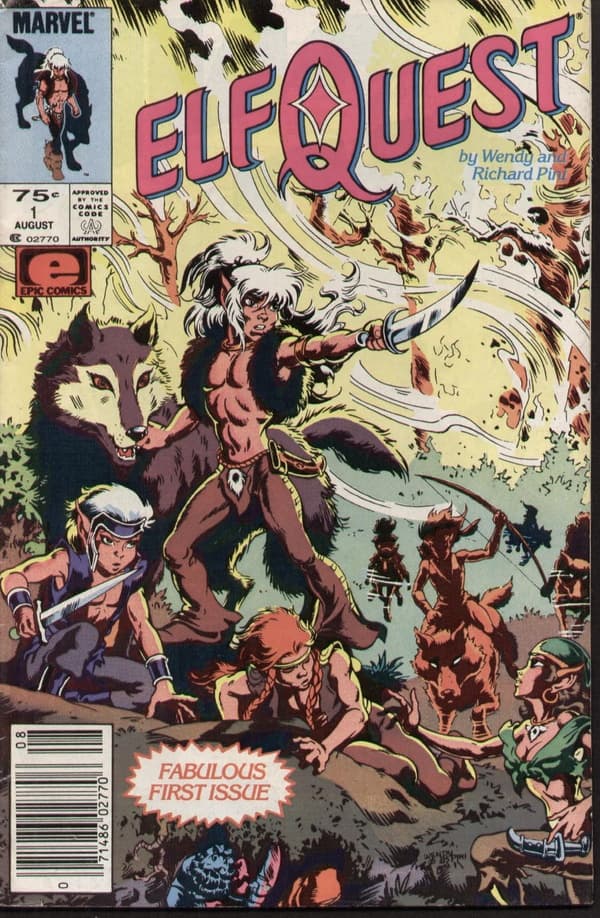 ElfQuest cover — © Marvel Comics
