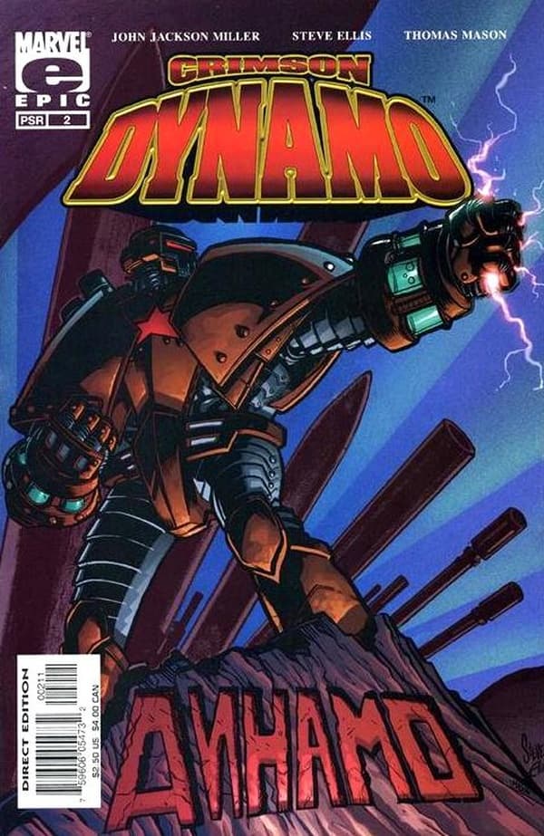 Crimson Dynamo #2 cover