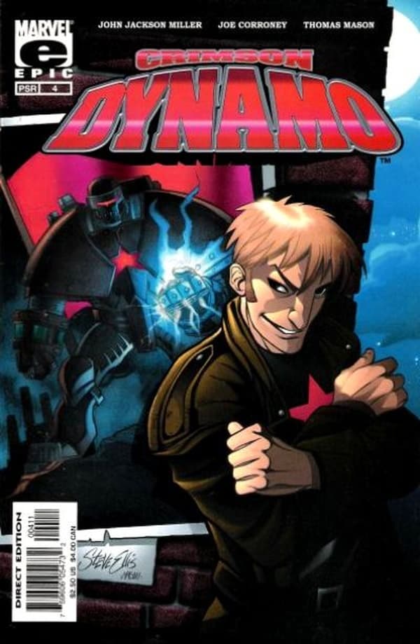 Crimson Dynamo #4 cover