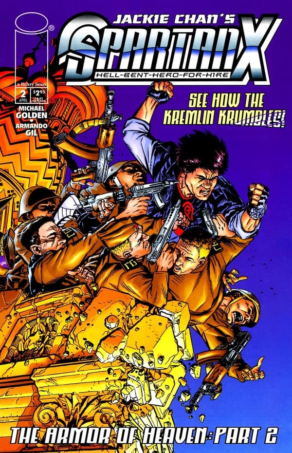 Jackie Chan's Spartan X: Hell-Bent-Hero-For-Hire #2 cover