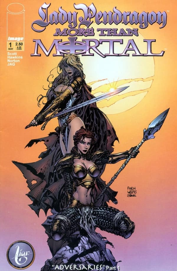 Lady Pendragon / More Than Mortal #1 cover