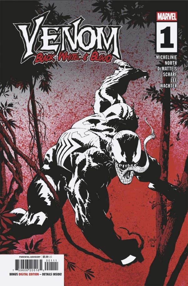 Venom: Black, White & Blood #1 cover