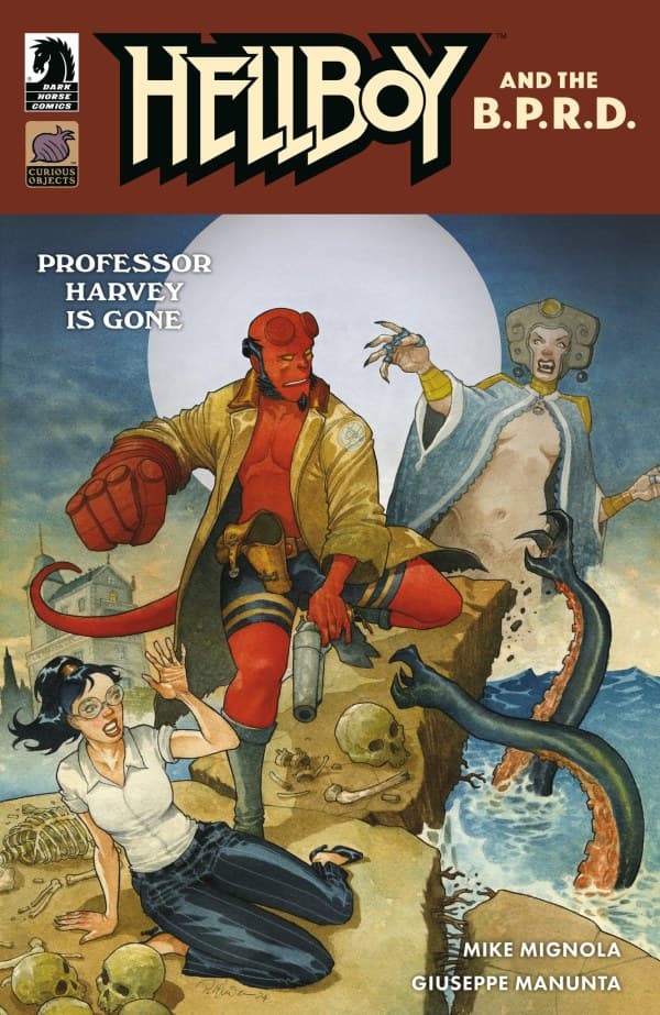 Hellboy and the B.P.R.D.: Professor Harvey is Gone #1 cover