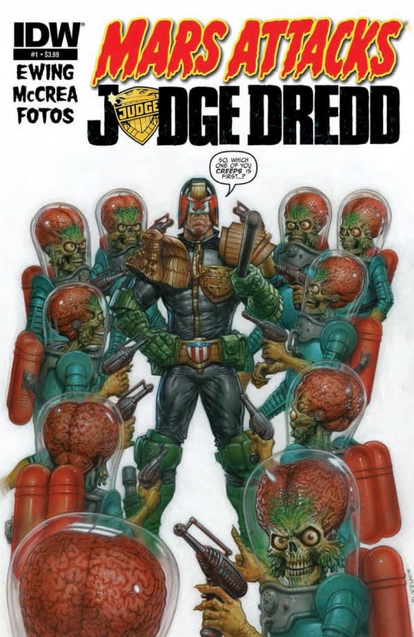Mars Attacks Judge Dredd #1 cover
