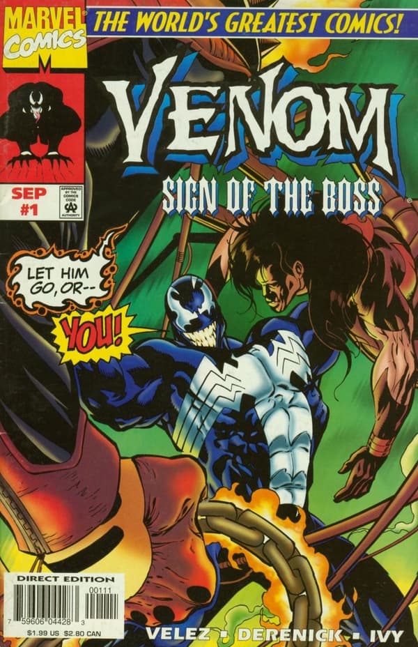 Venom: Sign of the Boss #1 cover