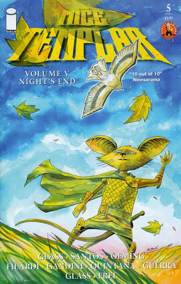 The Mice Templar, Volume V: Night's End #5 cover