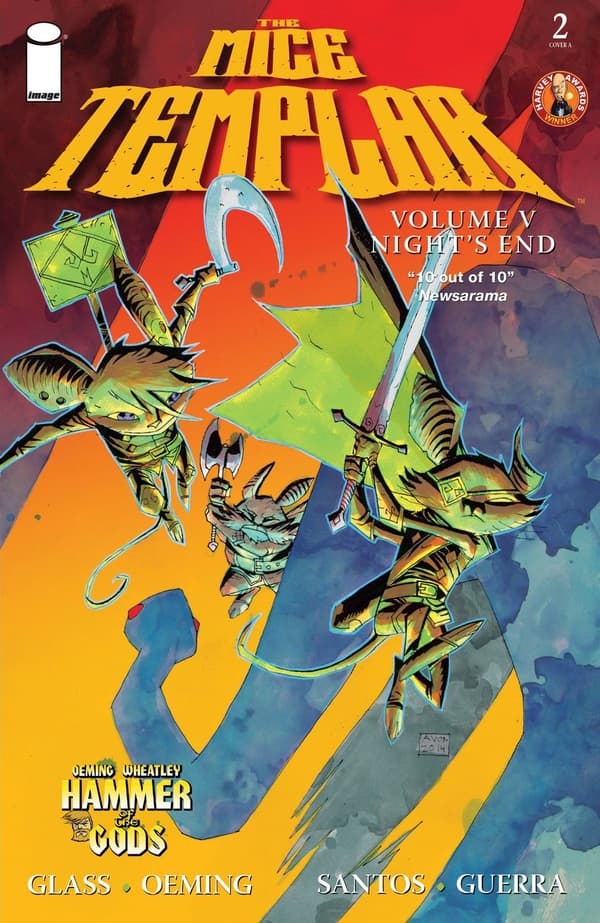 The Mice Templar, Volume V: Night's End #2 cover