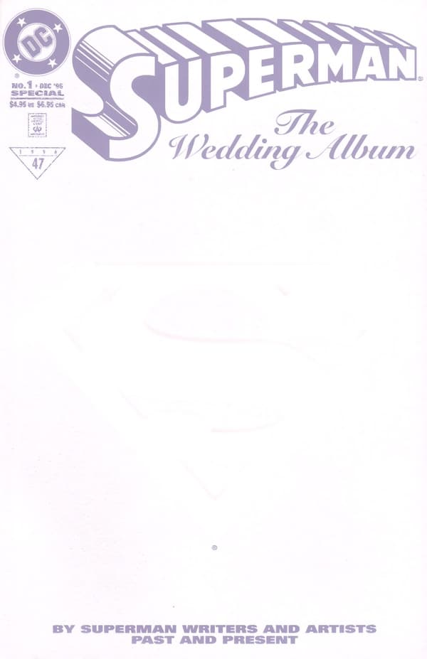Superman : The Wedding Album #1 cover