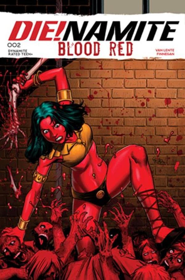 Die!namite Blood Red #2 cover