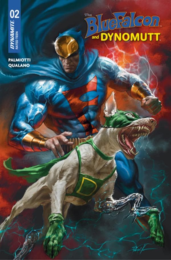 The Blue Falcon and Dynomutt #2 cover