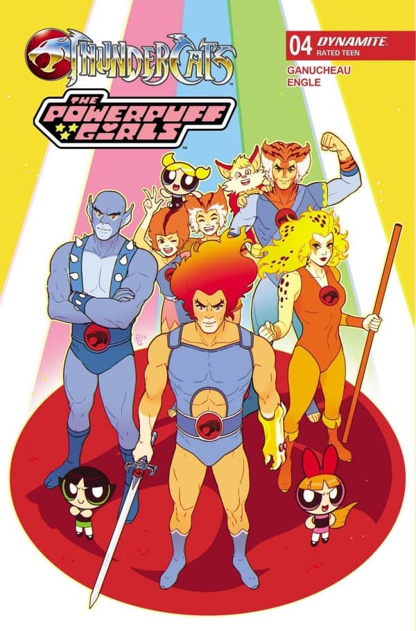 ThunderCats The Powerpuff Girls #4 cover