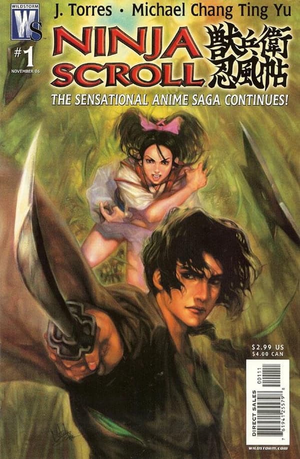 Ninja Scroll cover — © DC Comics
