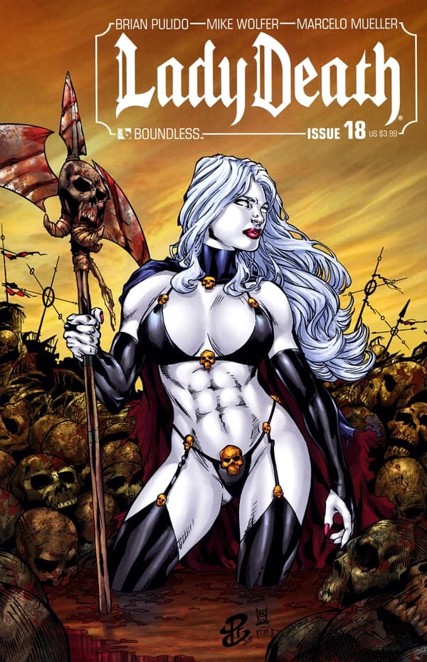 Lady Death #18 cover