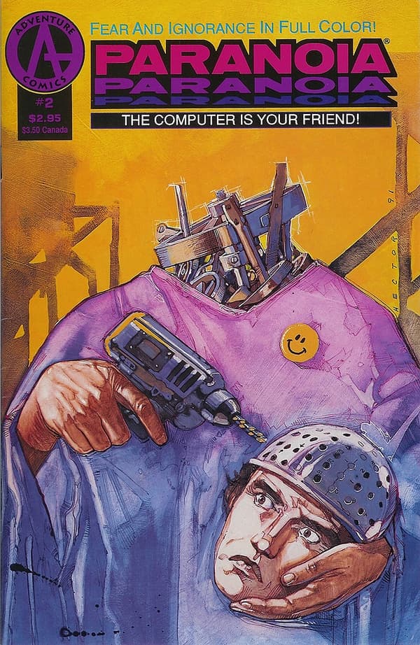 Paranoia #2 cover