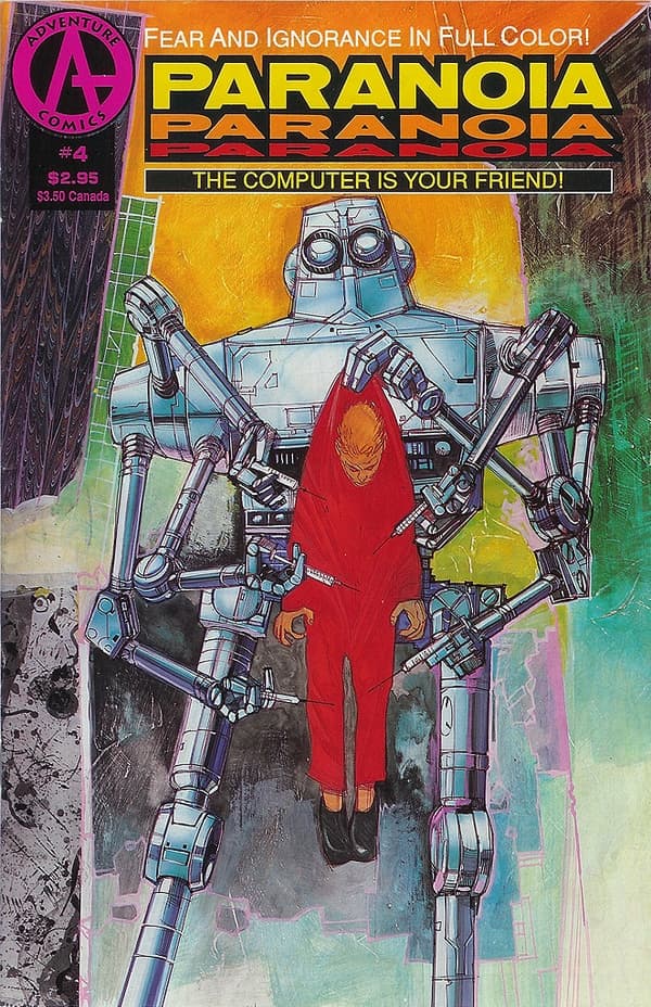 Paranoia #4 cover