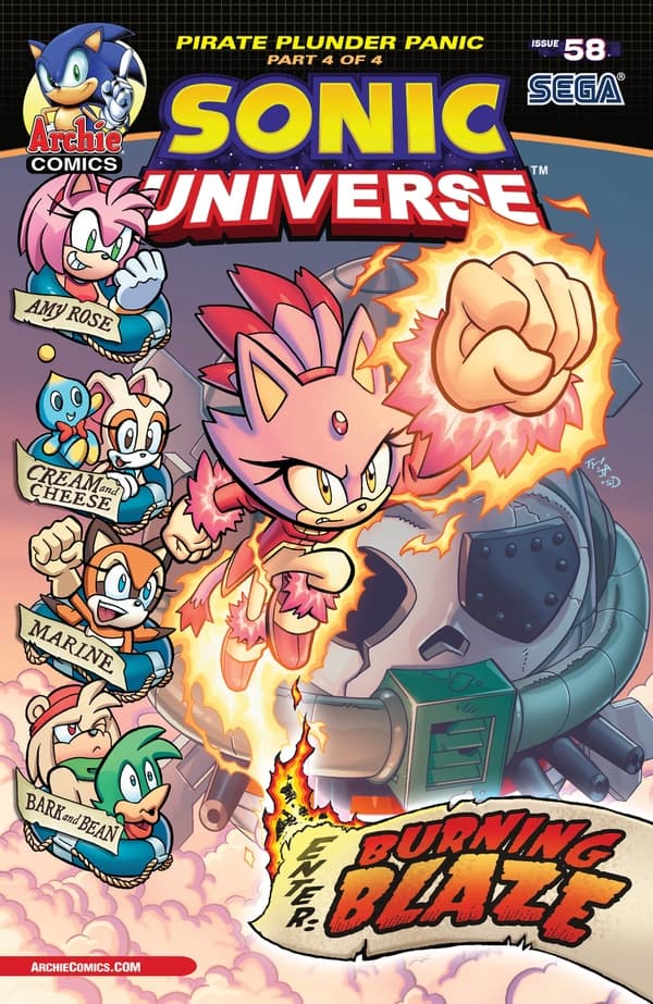 Sonic Universe #58 cover