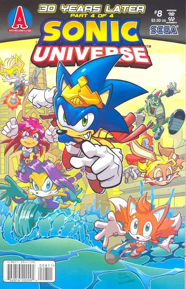 Sonic Universe #8 cover
