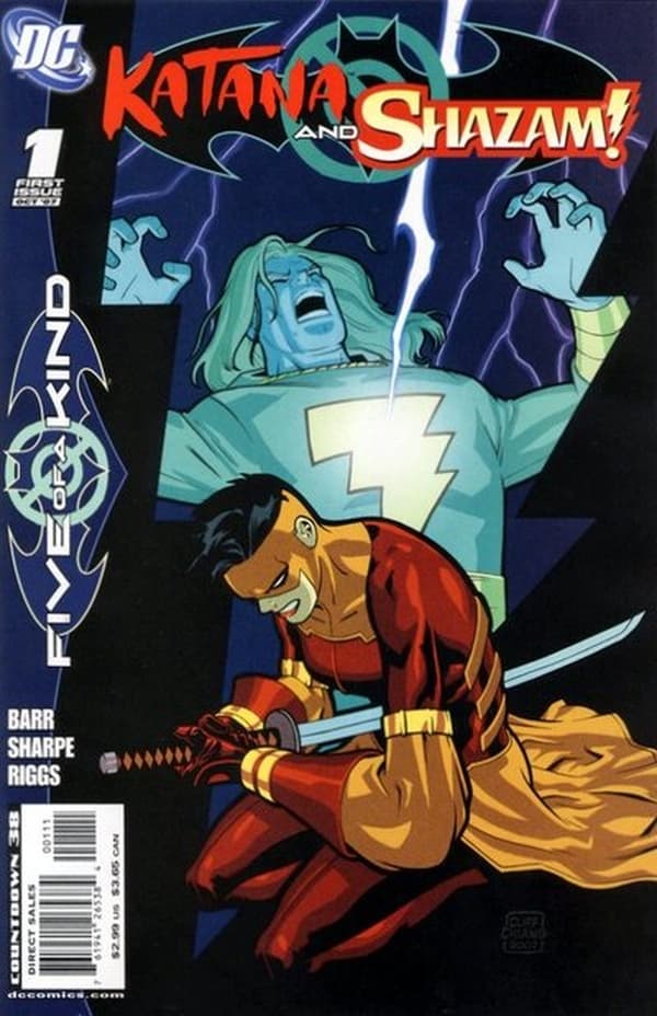 Outsiders: Five of a Kind - Katana/Shazam #1 cover