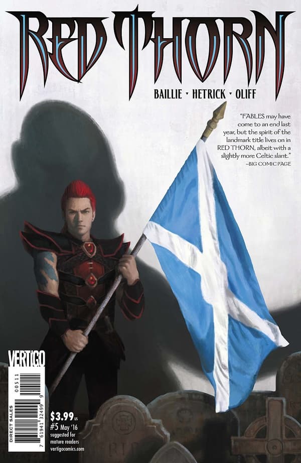 Red Thorn #5 cover