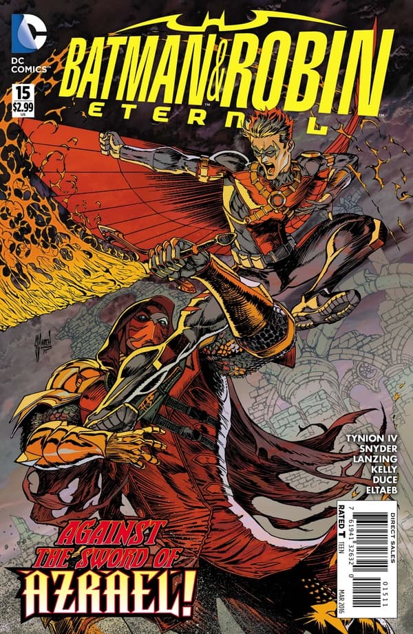 Batman & Robin Eternal #15 cover
