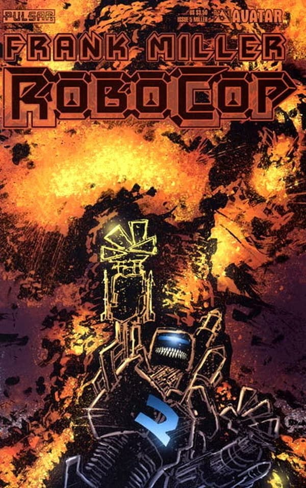 Frank Miller's RoboCop #5 cover