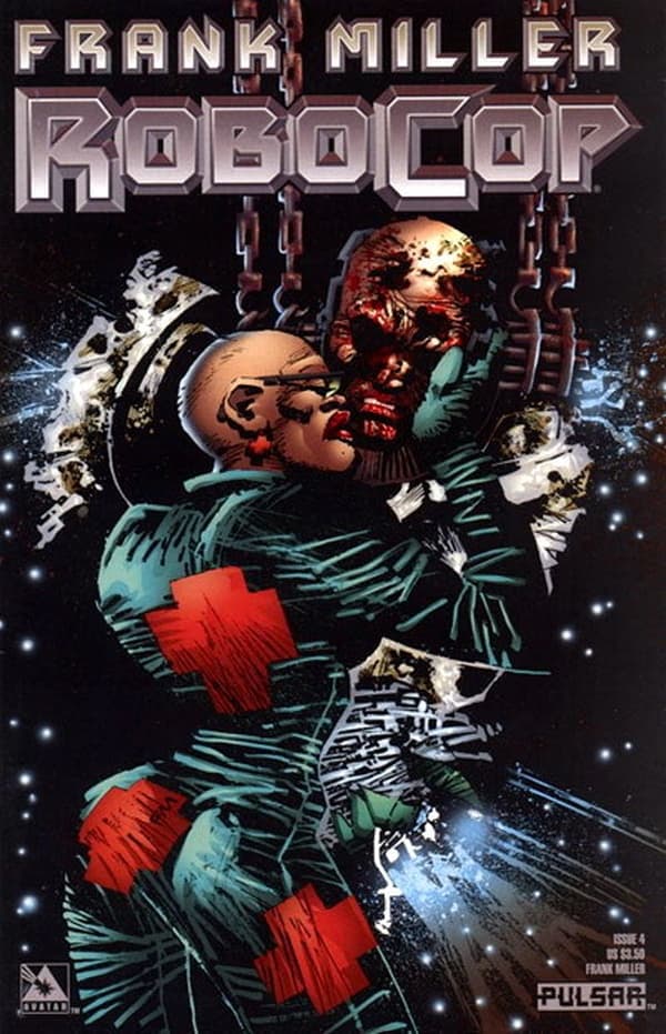 Frank Miller's RoboCop #4 cover