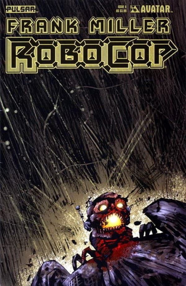Frank Miller's RoboCop #6 cover
