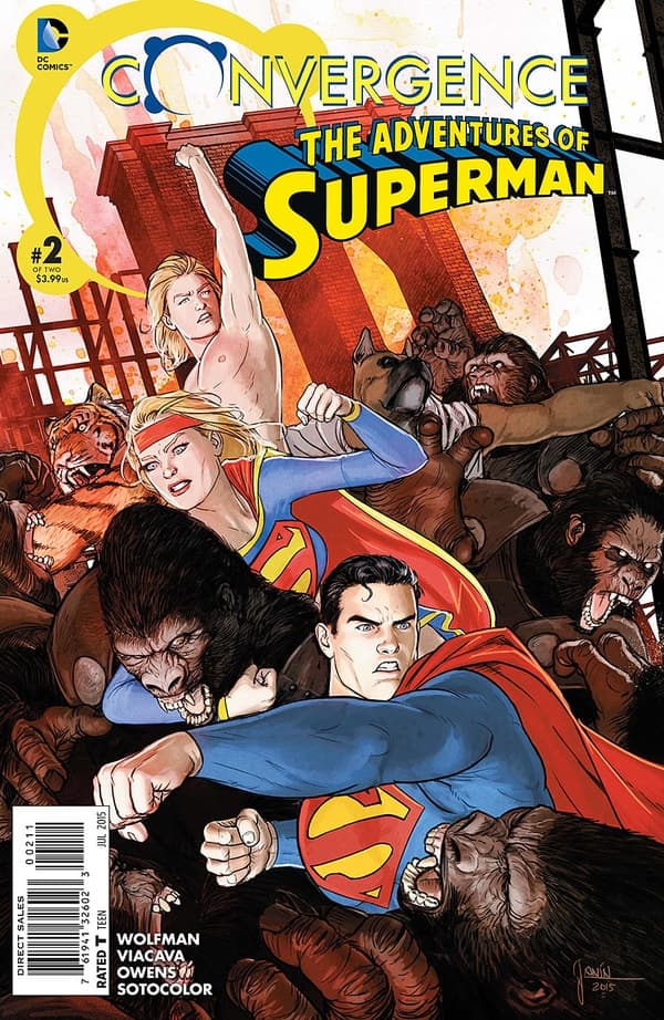 Convergence Adventures of Superman #2 cover