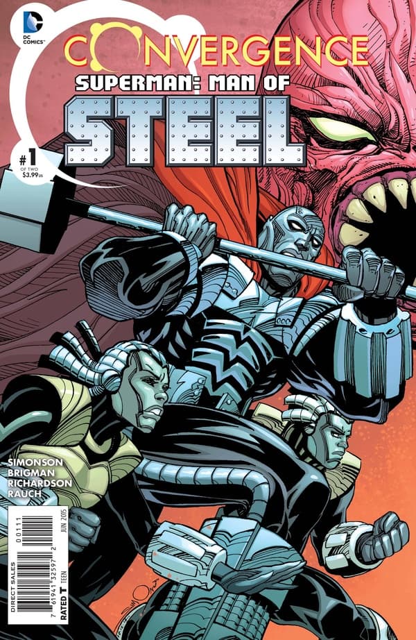 Convergence Superman: Man of Steel #1 cover