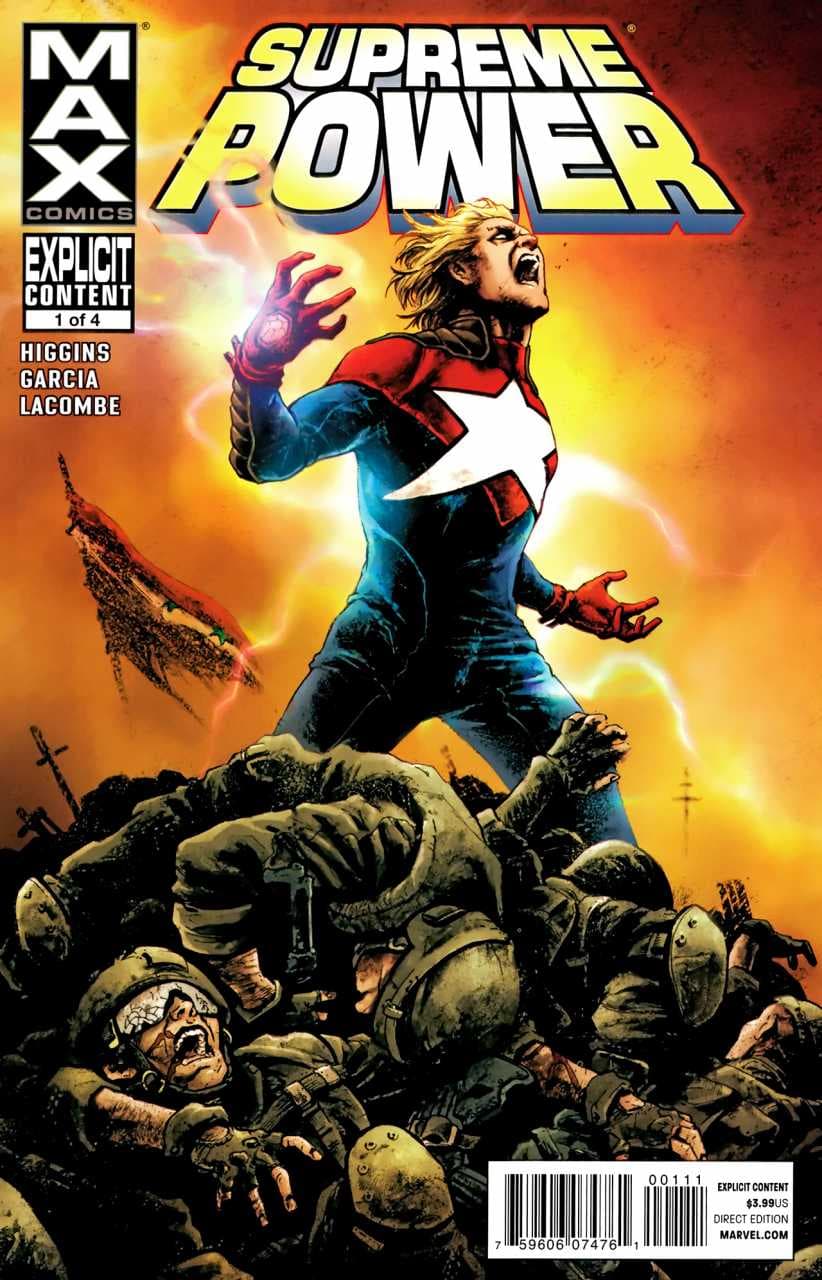 Supreme Power cover — © Marvel Comics