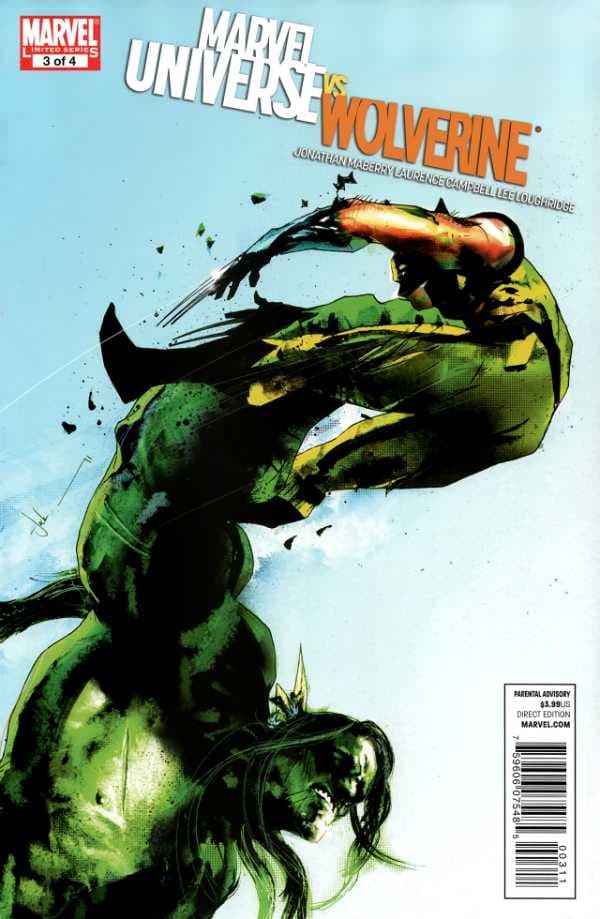 Marvel Universe vs. Wolverine #3 cover