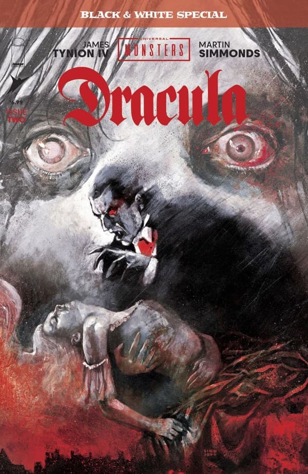 Universal Monsters: Dracula Black & White Special #2 cover