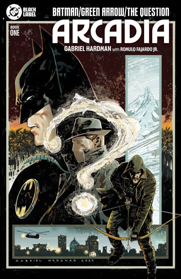 Batman/Green Arrow/The Question: Arcadia #1 cover