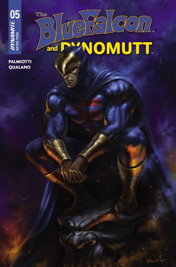 The Blue Falcon and Dynomutt #5 cover