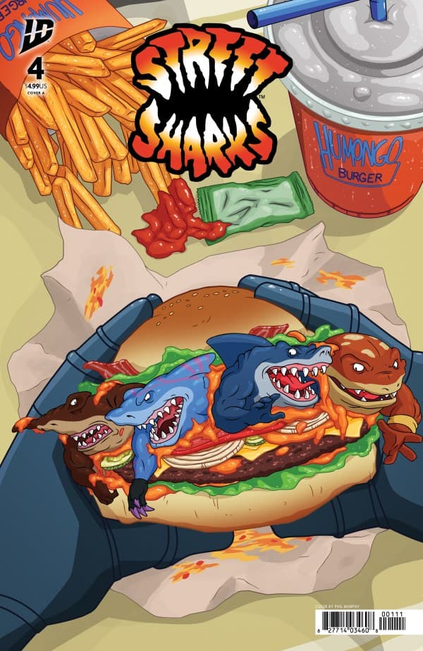Street Sharks #4 cover