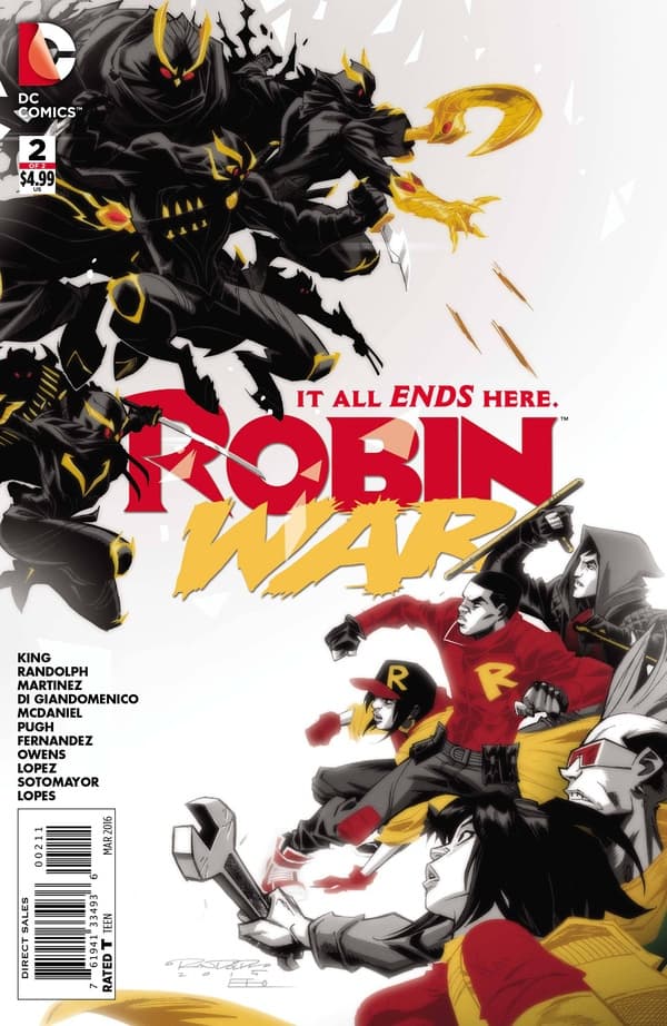 Robin War #2 cover