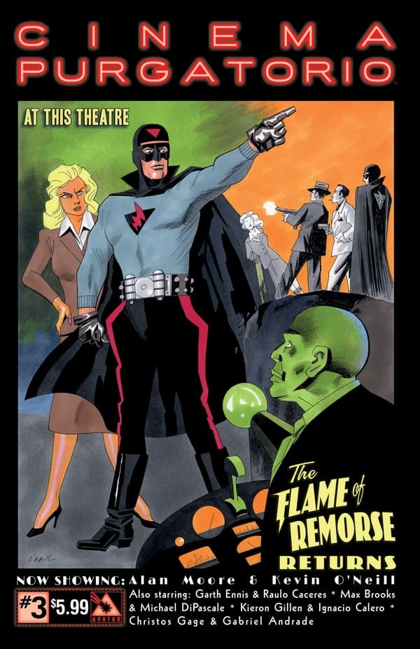Alan Moore's Cinema Purgatorio #3 cover