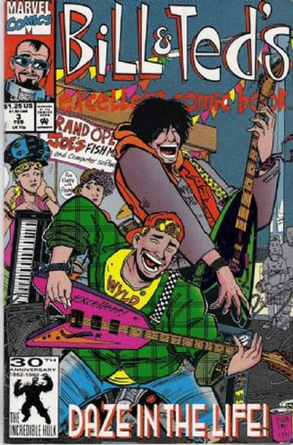 Bill & Ted's Excellent Comic Book #3 cover