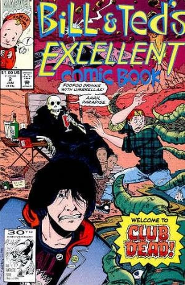 Bill & Ted's Excellent Comic Book #2 cover