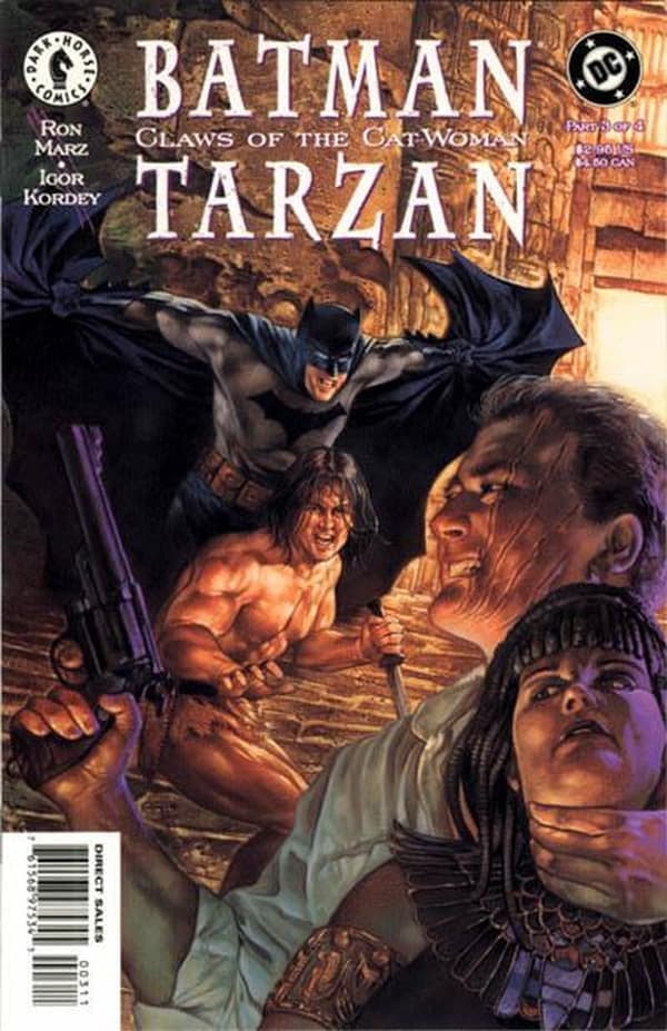 Batman/Tarzan: Claws of The Cat-Woman #3 cover