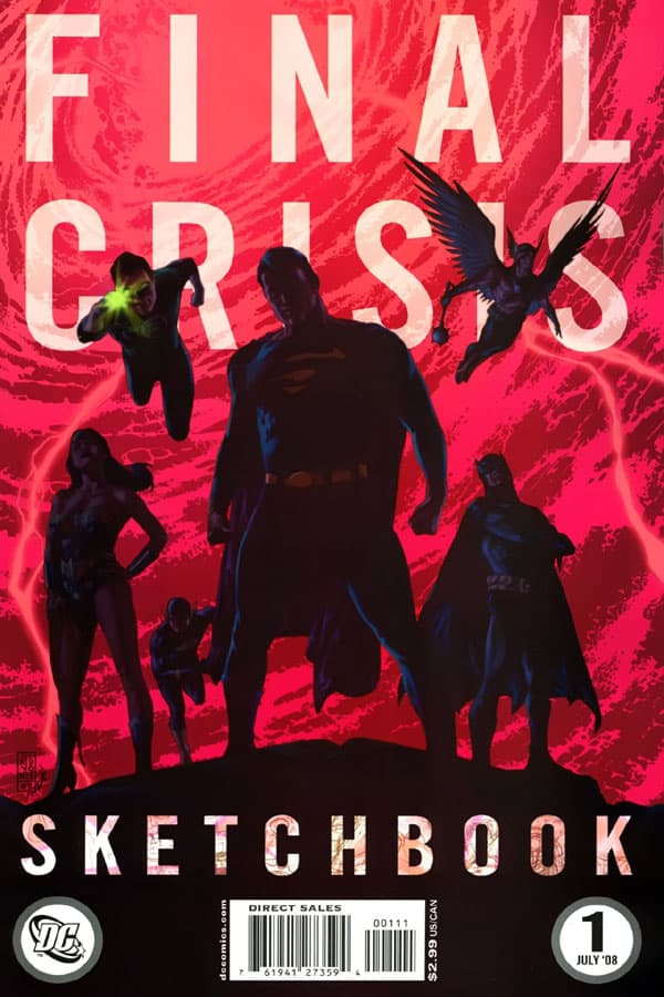 Final Crisis Sketchbook #1 cover