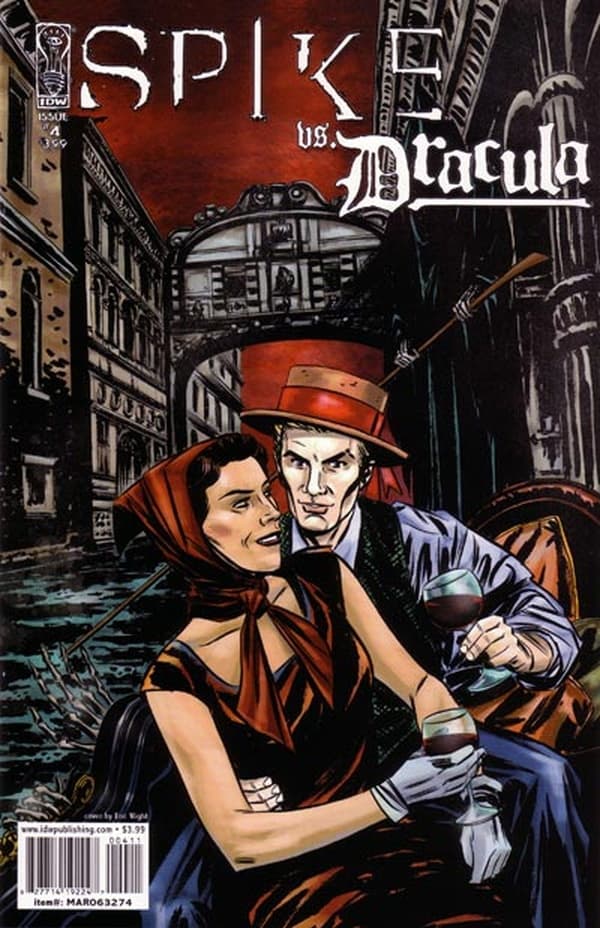 Spike vs. Dracula #4 cover