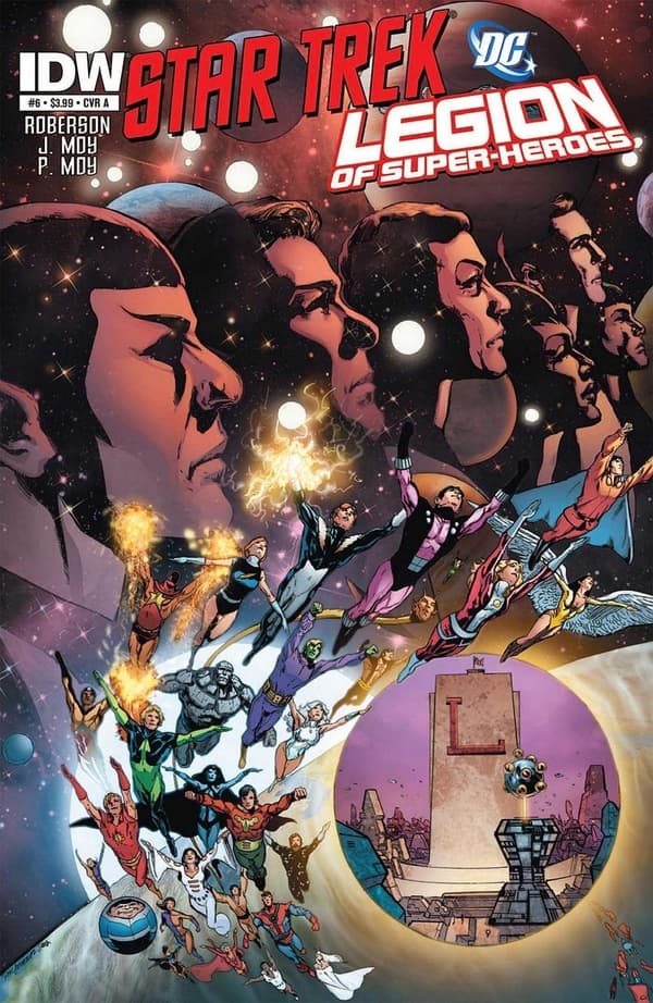 Star Trek/Legion of Super-Heroes #6 cover
