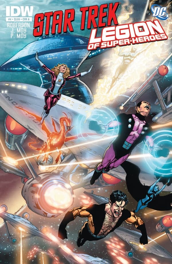 Star Trek/Legion of Super-Heroes #4 cover