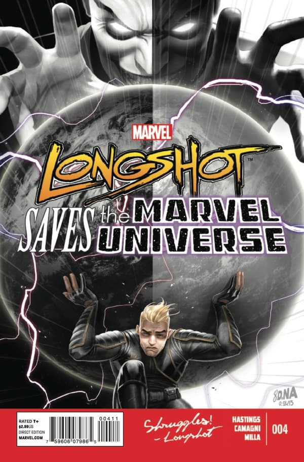 Longshot Saves the Marvel Universe #4 cover