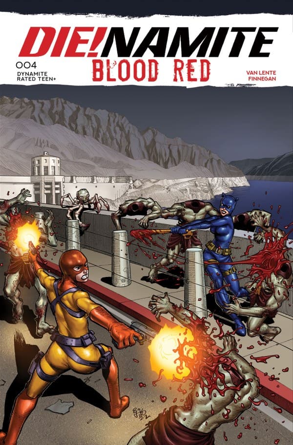 Die!namite Blood Red #4 cover