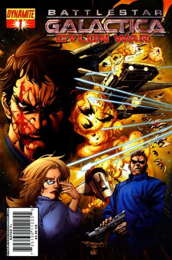 Battlestar Galactica: Cylon War cover — © Dynamite Entertainment