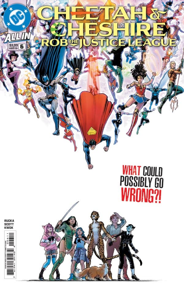 Cheetah & Cheshire Rob the Justice League #6 cover
