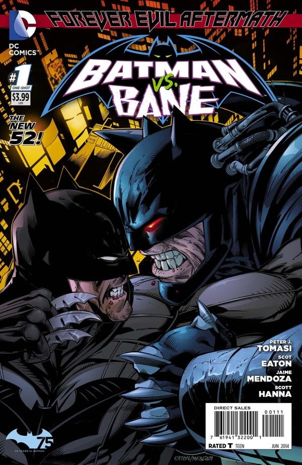 Forever Evil Aftermath: Batman vs. Bane #1 cover