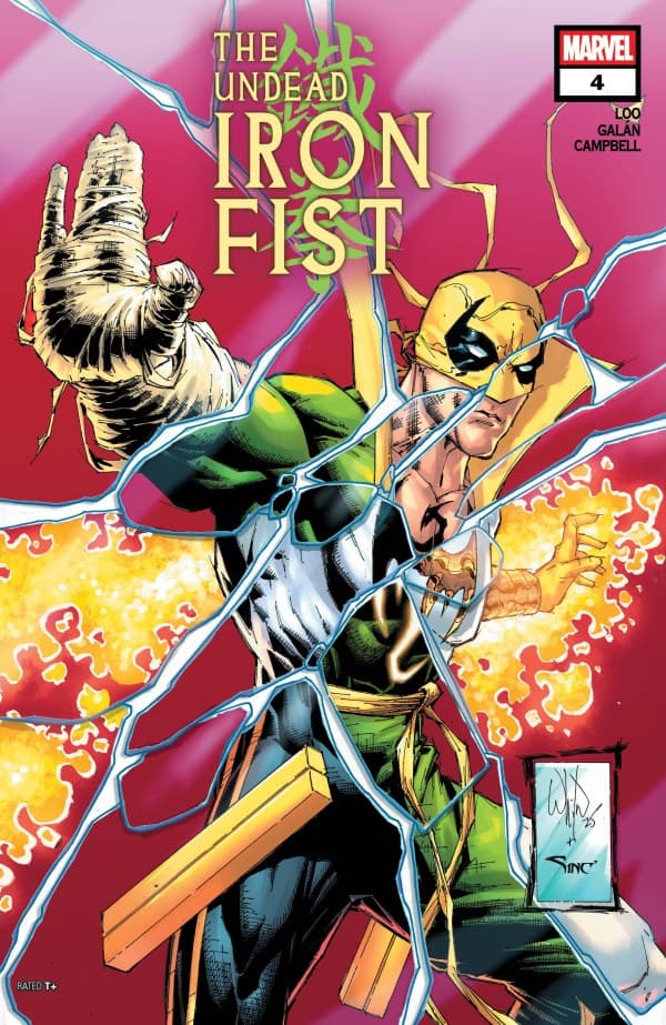The Undead Iron Fist #4 cover